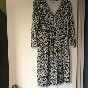 2/$13 Talbots Faux Wrap Dress